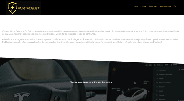 E-Motors Website
